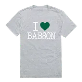 W Republic I Love Tee Shirt Babson College Beavers 551-263