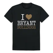 W Republic I Love Tee Shirt Bryant University Bulldogs 551-272