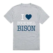 W Republic I Love Tee Shirt Bucknell University Bisons 551-273