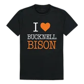 W Republic I Love Tee Shirt Bucknell University Bisons 551-273