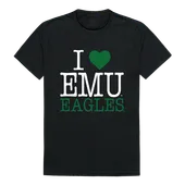 W Republic I Love Tee Shirt Eastern Michigan Eagles 551-295