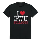 W Republic I Love Tee Shirt Gardner Webb Runnin Bulldogs 551-307