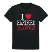W Republic I Love Tee Shirt University Of Hartford Hawks 551-310