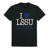 W Republic I Love Tee Shirt Lake Superior State University Lakers 551-325