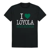 W Republic I Love Tee Shirt Loyola Maryland Greyhounds 551-332