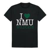 W Republic I Love Tee Shirt Northern Michigan Wildcats 551-357