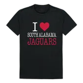 W Republic I Love Tee Shirt South Alabama Jaguars 551-382