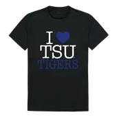 W Republic I Love Tee Shirt Tennessee State University Tigers 551-390