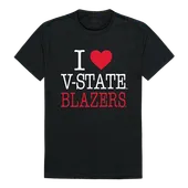 W Republic I Love Tee Shirt Valdosta State Blazers 551-398