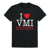 W Republic I Love Tee Shirt Virginia Military Institute Keydets 551-399