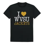 W Republic I Love Tee Shirt West Virginia Mountaineers 551-404