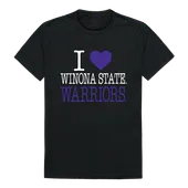 W Republic I Love Tee Shirt Winona State Warriors 551-408