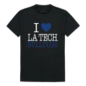 W Republic I Love Tee Shirt Louisiana Tech Bulldogs 551-419