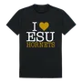 W Republic I Love Tee Shirt Emporia State University Hornets 551-423