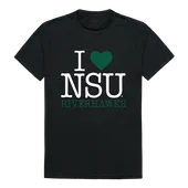 W Republic I Love Tee Shirt Northeastern State University Riverhawks 551-426