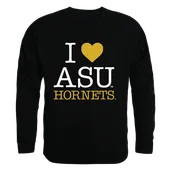 W Republic I Love Crewneck Sweatshirt Alabama State Hornets 552-102