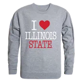 W Republic I Love Crewneck Sweatshirt Illinois Fighting Illini 552-124