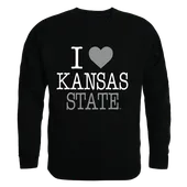 W Republic I Love Crewneck Sweatshirt Kansas State Wildcats 552-127