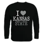 W Republic I Love Crewneck Sweatshirt Kansas State Wildcats 552-127