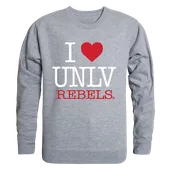 W Republic I Love Crewneck Sweatshirt Unlv Rebels 552-137