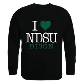 W Republic I Love Crewneck Sweatshirt North Dakota State Bison 552-140