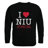 W Republic I Love Crewneck Sweatshirt Northern Illinois Huskies 552-142