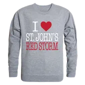 W Republic I Love Crewneck Sweatshirt St. Johns Red Storm 552-152