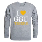 W Republic I Love Crewneck Sweatshirt Grambling State Tigers 552-170