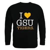 W Republic I Love Crewneck Sweatshirt Grambling State Tigers 552-170