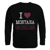 W Republic I Love Crewneck Sweatshirt Montana Grizzlies 552-191