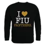 W Republic I Love Crewneck Sweatshirt Florida International Golden Panthers 552-219