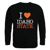 W Republic I Love Crewneck Sweatshirt Idaho State Bengals 552-222