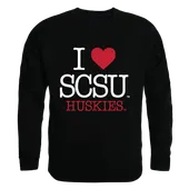 W Republic I Love Crewneck Sweatshirt Saint Cloud State Huskies 552-237