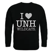 W Republic I Love Crewneck Sweatshirt New Hampshire Wildcats 552-243