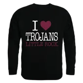 W Republic I Love Crewneck Sweatshirt University Of Arkansas At Little Rock 552-262