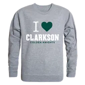 W Republic I Love Crewneck Sweatshirt Clarkson Golden Knights 552-281