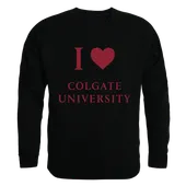 W Republic I Love Crewneck Sweatshirt Colgate University Raiders 552-283