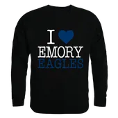 W Republic I Love Crewneck Sweatshirt Emory Eagles 552-299