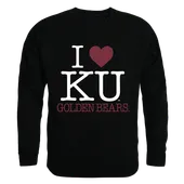 W Republic I Love Crewneck Sweatshirt Kutztown Golden Bears 552-321