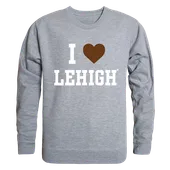 W Republic I Love Crewneck Sweatshirt Lehigh Mountain Hawks 552-327