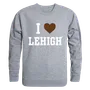 W Republic I Love Crewneck Sweatshirt Lehigh Mountain Hawks 552-327