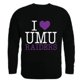 W Republic I Love Crewneck Sweatshirt Mount Union Raiders 552-348