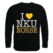 W Republic I Love Crewneck Sweatshirt Northern Kentucky Norse 552-356