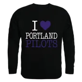 W Republic I Love Crewneck Sweatshirt Portland Pilots 552-363