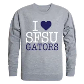 W Republic I Love Crewneck Sweatshirt San Francisco State Gators 552-376