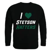 W Republic I Love Crewneck Sweatshirt Stetson University Hatters 552-387