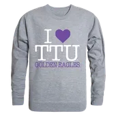 W Republic I Love Crewneck Sweatshirt Tennessee Tech Golden Eagles 552-391