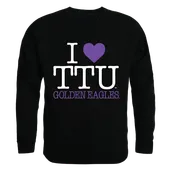 W Republic I Love Crewneck Sweatshirt Tennessee Tech Golden Eagles 552-391