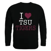 W Republic I Love Crewneck Sweatshirt Texas Southern Tigers 552-393