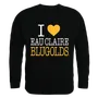 W Republic I Love Crewneck Sweatshirt Wisconsin Eau Claire Blugolds 552-409